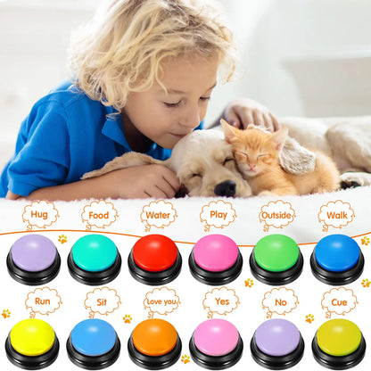 Recordable Button Pet Toy