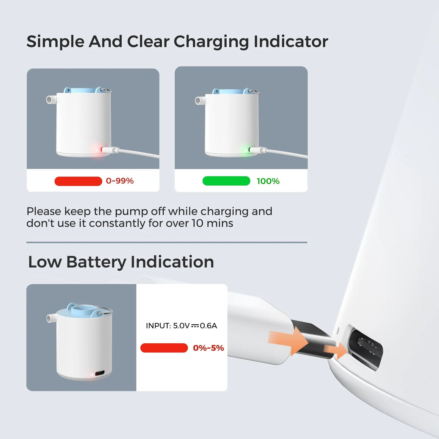 Camping Portable Air Pump